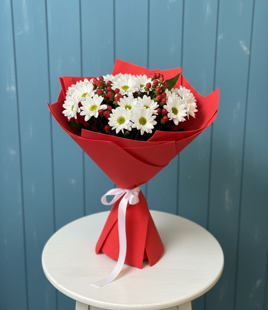 Букет цветов из: Хризантемы в Шугарово