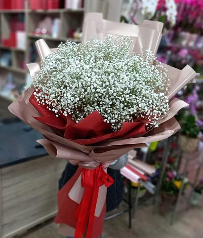 Букет цветов из: Гипсофила в Шугарово