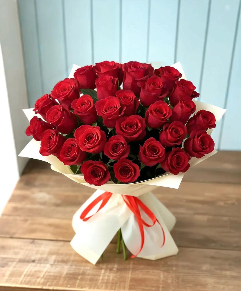 Букет 29 Красных роз в Шугарово