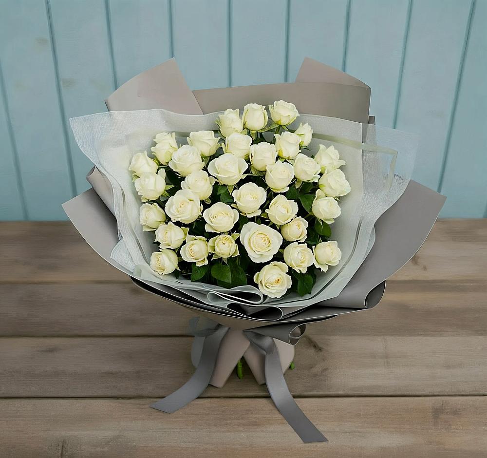 Букет Белоснежная нежность в Шугарово