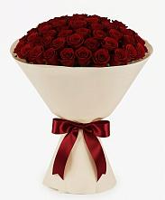 Букет 101 Бордовая роза Блэк Бакарра в Шугарово