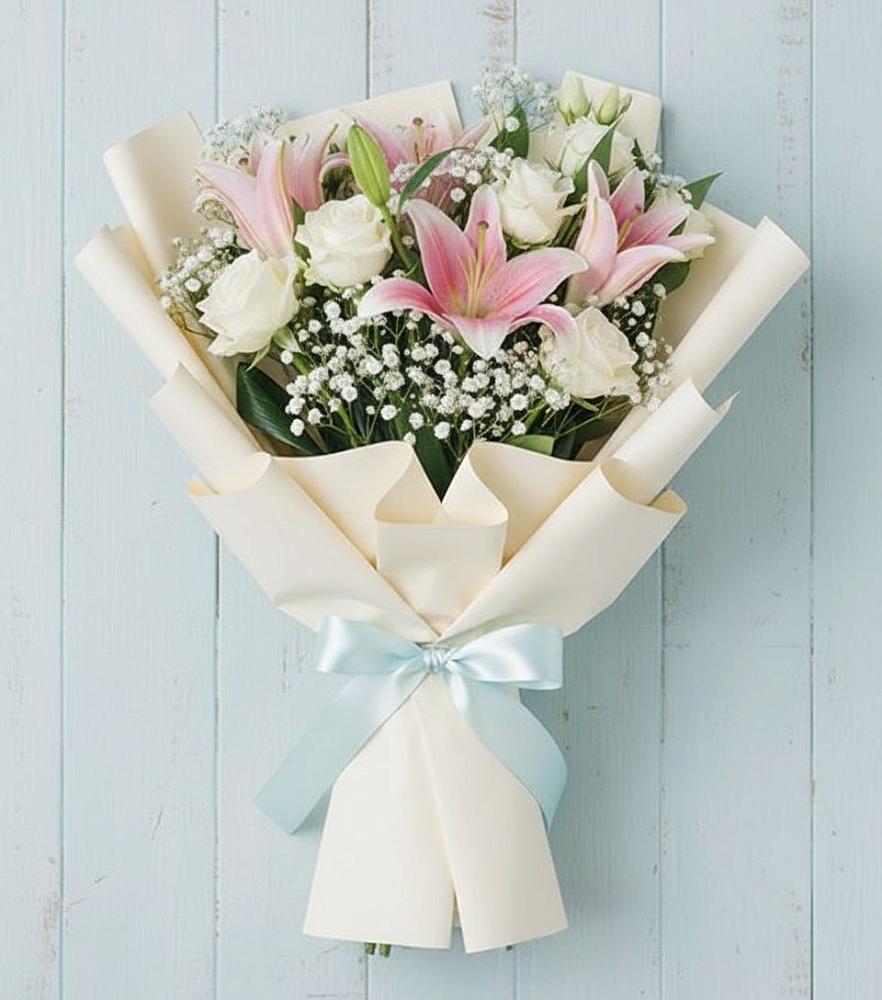 Букет цветов из: Лилии в Шугарово