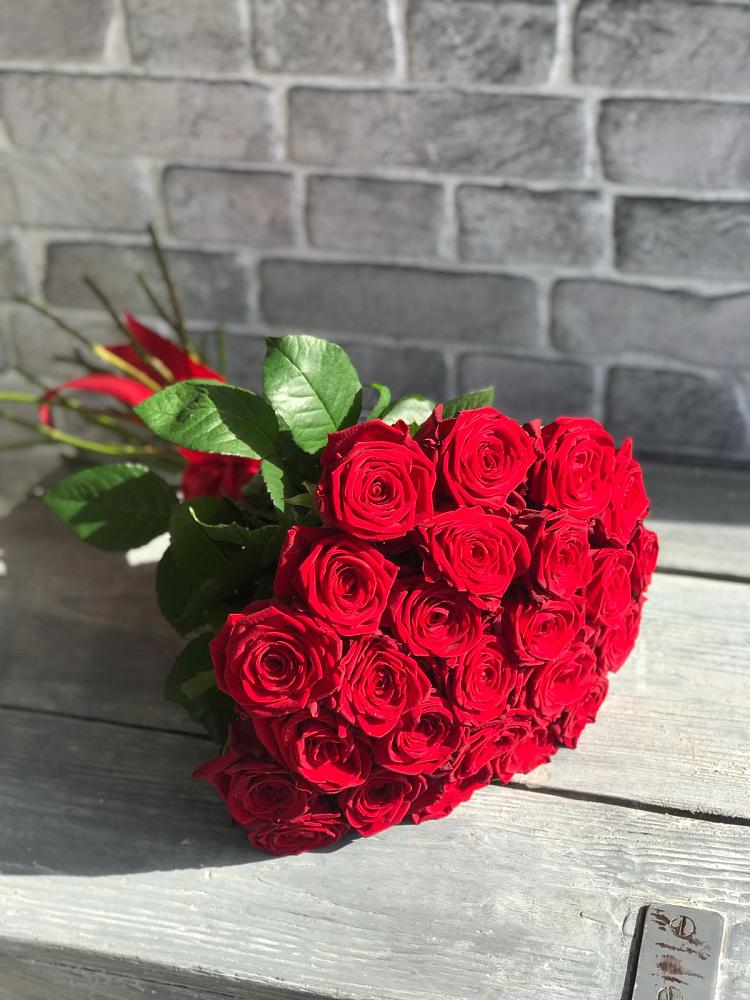 Букет Красные розы Фридом в Шугарово