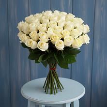 Букет 51 Белая роза Эдлесс Лав #REPLACE_PRED# Шугарово