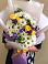 Букет цветов из: Ирисы, Хризантемы и Розы в Шугарово