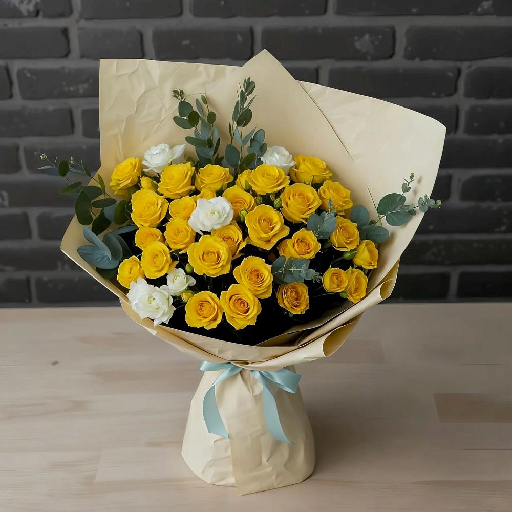 Букет цветов из: Розы в Шугарово