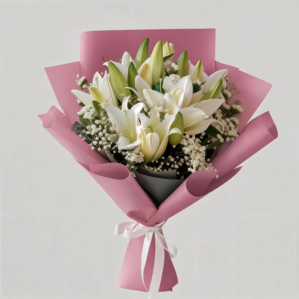 Букет цветов из: Лилии в Шугарово